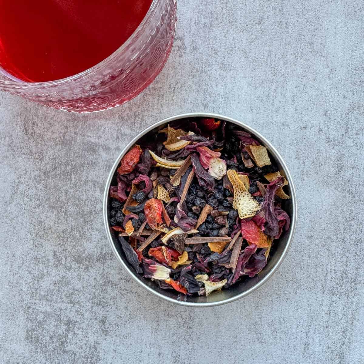 Spiced Elder Glow (Elderberry Tea Blend)