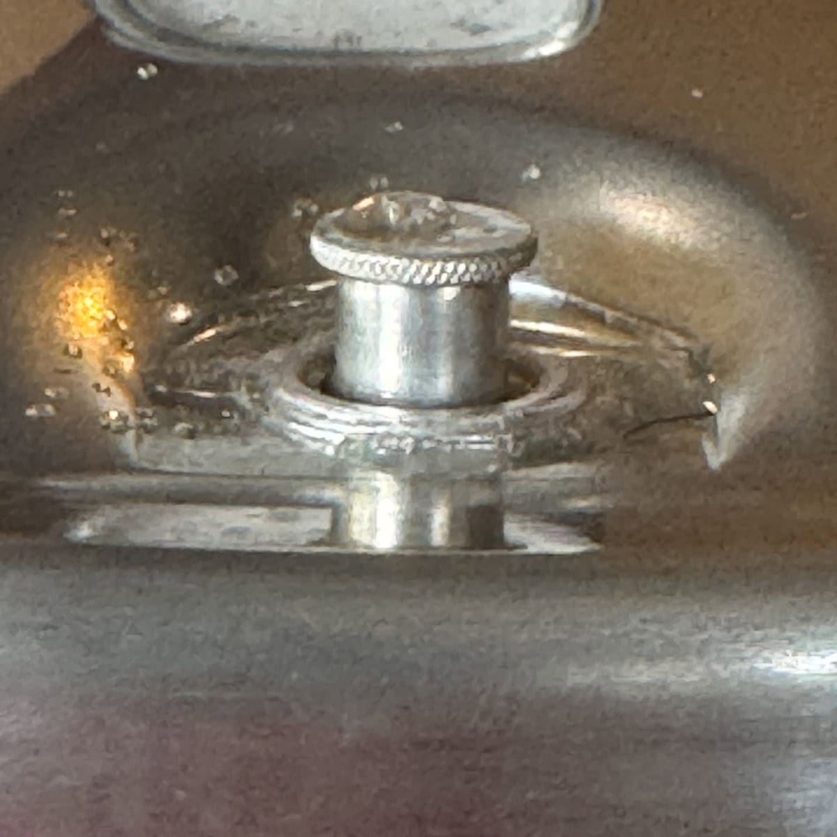 air vent in up position on a pressure canner