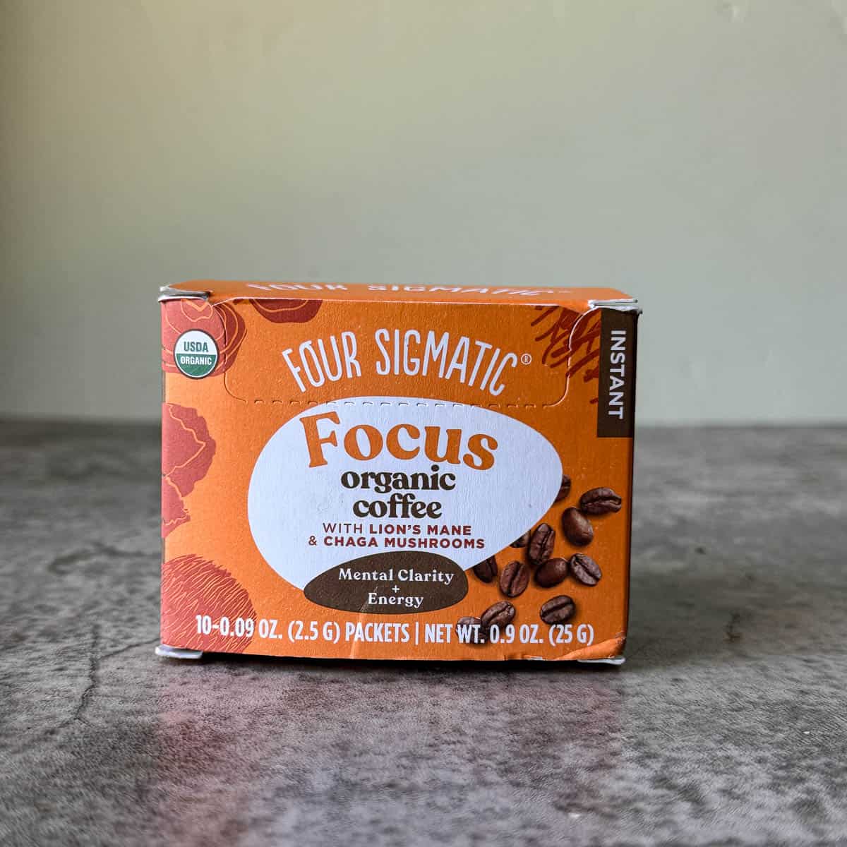 four sigmatic mushroom coffee collage