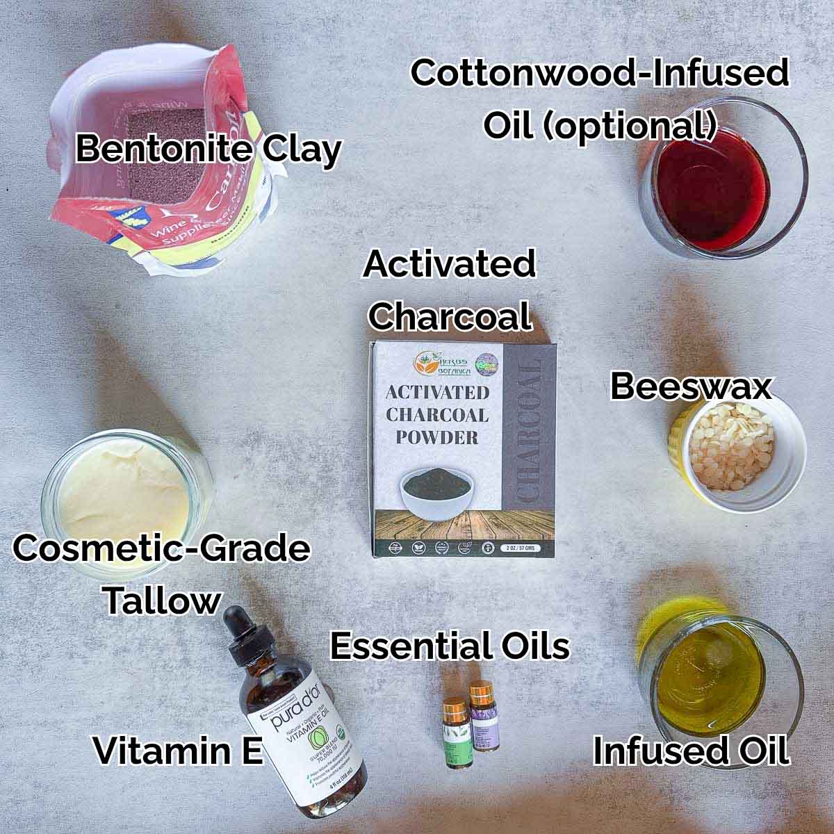 black drawing salve ingredients